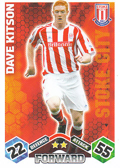Dave Kitson Stoke City 2009/10 Topps Match Attax #268